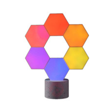 Cololight Pro – Smart LED Light Panels – 6 pcs – Colour Changing Mood Lighting with 16 Million RGB Colours – Works with Alexa and Google Assistant
